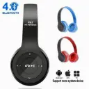 Wireless Headphones, P47 Bluetooth Foldable Headset with Microphone Support FM Radio TF for PC TV Smart Phones & Tablets Etc.